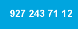 927 243 71 12 927 243 71 12